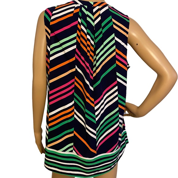 ๐ CROWN & IVY | STRIPED SLEEVELESS TOP SZ PL - Picture 2 of 16